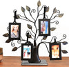 Family Tree Photo Frame with 4 Hanging Picture Frames