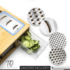 Bamboo Cutting Board with Sliding Drawers and Graters