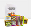 Bamboo Cutting Board with Sliding Drawers and Graters