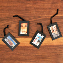  Set of 4 Extra Small Black Hanging Frames For Photo Picture Tree Display (Portrait)